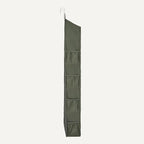 Amazon Basics 5 Tier Over the Door Hanging Shoe Organizer, Large Capacity, Space Saving, 6.4 x 54.5 x 14.9 in, Dark Grey