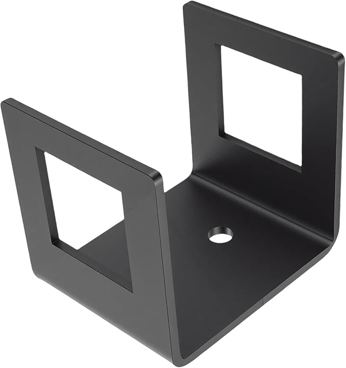 Generic Trailer Hitch Storage Bracket, Heavy Duty 2in Hitch Holder, Extended Rivets Storage Bracket for Secure Mounting, Ideal for 2in Ball Mount Hitches, Truck Bed, Garage Wall & RV