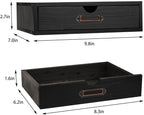 Wooden Storage Box Apothecary Drawers Vintage Wooden Drawers Wood Desktop Organizer with Drawers Countertop Drawers Library C