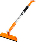 REALYOU 49.2" Snow Brush & Ice Scraper for Car Windshield, Upgraded Extendable Snow Brush with 360° Pivoting Brush Head and Foam Grip for Car Auto Truck SUV