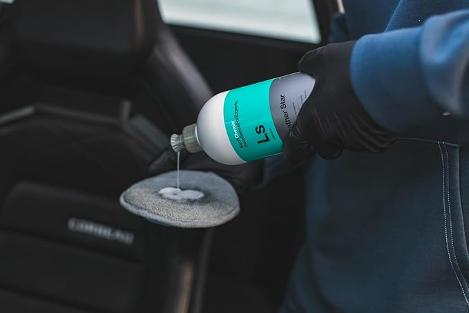KOCHCHEMIE - Leather Star - Deep Cleaner for Leather; Revitalizes, Preserves, and Protects; Pleasant Fragrance, Color Intensi