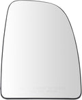 TRQ Passenger Side Upper Mirror Glass Non Heated For Factory Equipped Mirrors Only Compatible with 14-2024 Ram ProMaster 1500