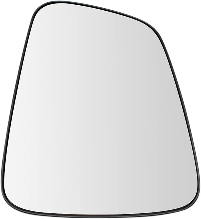 TRQ Driver Side Mirror Glass Heated with Backing Plate For Factory Equipped & Aftermarket Mirrors Compatible with 2017-21 Bui