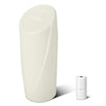 Car Trash Can Bin with Lid - Car Garbage Can Cup Holder - Light Beige Mini Leakproof Vehicle Garbage Bin with 40pcs Trash Bags-Automotive Organizers and Storage for Front Back Seat Accessories