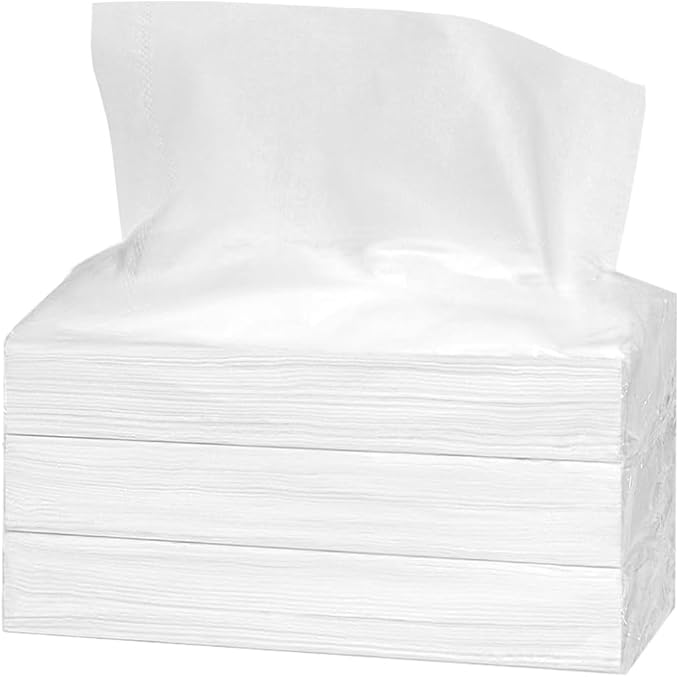 Car Tissue Holder, Sun Visor Napkin Holder, Car Visor Tissue Holder, Luxury PU Leather Backseat Tissue Case Holder (Car Tissues - 3 Pack (3-Ply 70 Sheets/Pack))