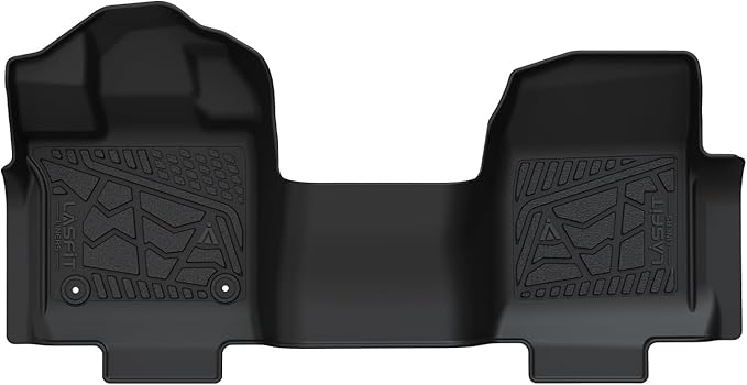 LASFIT Floor Mat for Ford F-150 2015-2026 Regular Cab(Bench Seat, Carpet Floor) All Weather Portector TPE Waterproof Truck Liner for Ford F150 Standard Cab-1st Row Black
