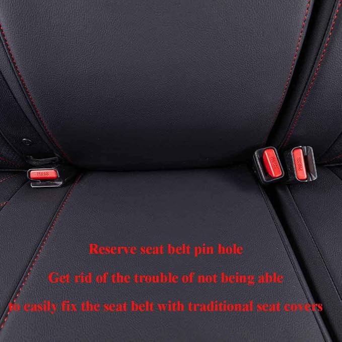 EKR Custom Fit Tacoma Car Seat Covers for Select Toyota Tacoma 2016 2017 2018 2019 2020 2021 2022 2023 Double Cab/Crew Cab - 