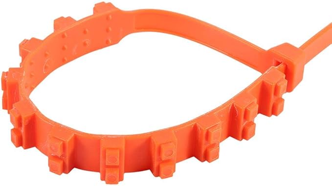 10PCS Reusable Universal Anti Skid Tire Chains for Cars and SUVs Easy Install Durable Safety Winter Gear