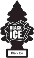 LittIe Trees Car Freshener, Black Ice Scent, 10-Pack