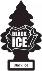 LittIe Trees Car Freshener, Black Ice Scent, 10-Pack