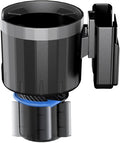 Car Cup Holder Expander Adapter, Adjustable 3 in 1 Cup Holder Expander with Phone Holder & Card Organizer, Fits Less Than 4.1