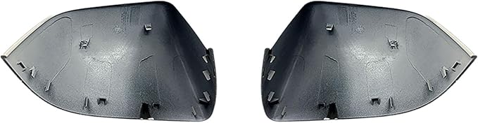 Compatible with Tesla Model Y Side Mirror Cover Replacement 2021 2022 2023 2024, Left & Right Side Rearview Mirror Cover Cap for Model Y Accessories(white)2pcs