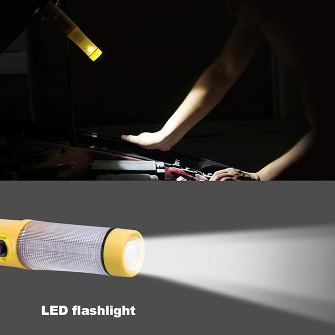 Multi-fuction Car Hammer Car Emergency Window Breaker and Seatbelt Cutter Car Escape Tool with Flashlight and Beacow Light