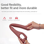 Car Seat Gap Filler 2 Pack, Universal Fit PU Leather Car Seat Gap Plug to Fill The Gap Between Seat and Console, Car Seat Crevice Blocker Stop Things from Dropping (Brown)