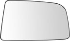 TRQ Driver Side Mirror Glass Heated Large Compatible with 2010-2022 Mercedes Benz Sprinter 2500 Sprinter 3500 MB1324116