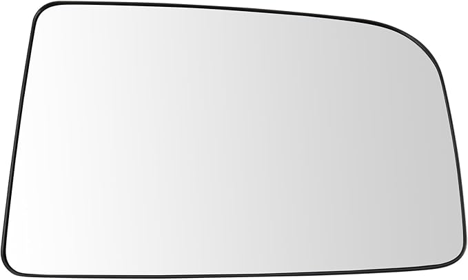 TRQ Driver Side Mirror Glass Heated Large Compatible with 2010-2022 Mercedes Benz Sprinter 2500 Sprinter 3500 MB1324116
