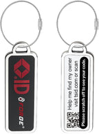 Forge Lost and Found Luggage Tags, Global Luggage Tracking Tag, WorldTracer Compatible, Travel Sentry Powered Baggage ID Syst