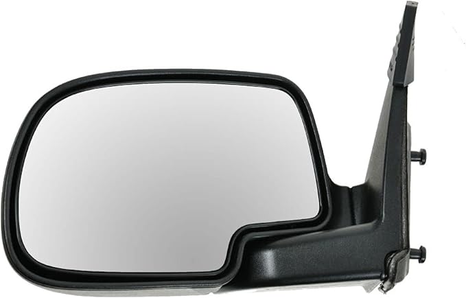 TRQ 2 Piece Driver and Passenger Side Mirror Assembly Set Manual Adjustment No Heat No Memory Chrome Compatible with 1999-200