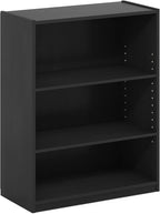 Furinno GEHRY Book Shelf, 3-Tier Bookshelf, Bookcase with Adjustable Shelves, 11.6 x 24.8 x 31.6, for Living Room, Bedroom, H