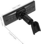 HOMSFOU Rearview Mirror Dash Cam Mount Bracket with Abs Back Plate Panel Universal Driving Recorder Stand for Cars Suvs Trucks Streaming Media Recorder Holder