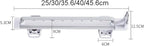 Heavy Duty Hanger Clothes Rail,Extendable Hanger with Ball Sliding Rail,Length 25cm,30cm,36.5cm,46.5cm,Closet Organizer Rack 