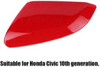 Red Mirror Cap Cover For Honda Civic 2016 2017 2018 2019 2020 2021 Rearview Mirror Cap Replacement (Red Left Side)
