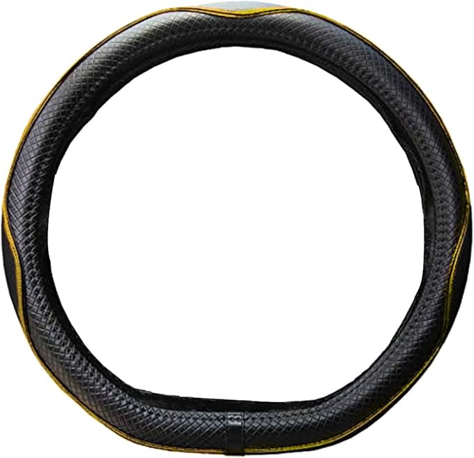 Mayco Bell Flat Bottom Steering Wheel Cover Anti-Slip,Safety,Soft,Breathable,Durable,Full Surround,Comfortable Grip Microfibe