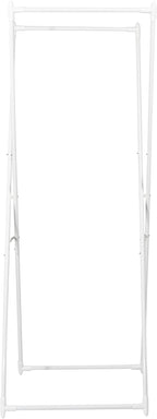 Household Essentials Valet Folding Clothes Rack, Strong Metal X-Frame, Chic Design, Great for Guest and Dressing Rooms, Porta