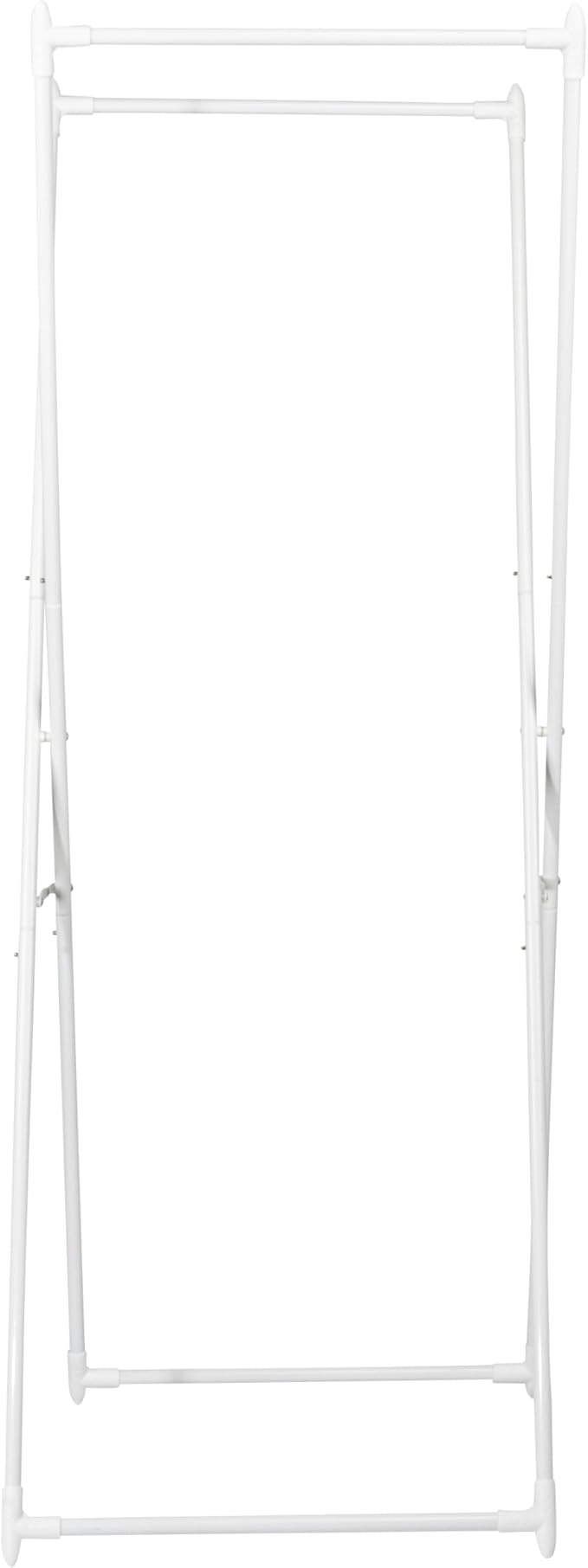 Household Essentials Valet Folding Clothes Rack, Strong Metal X-Frame, Chic Design, Great for Guest and Dressing Rooms, Porta
