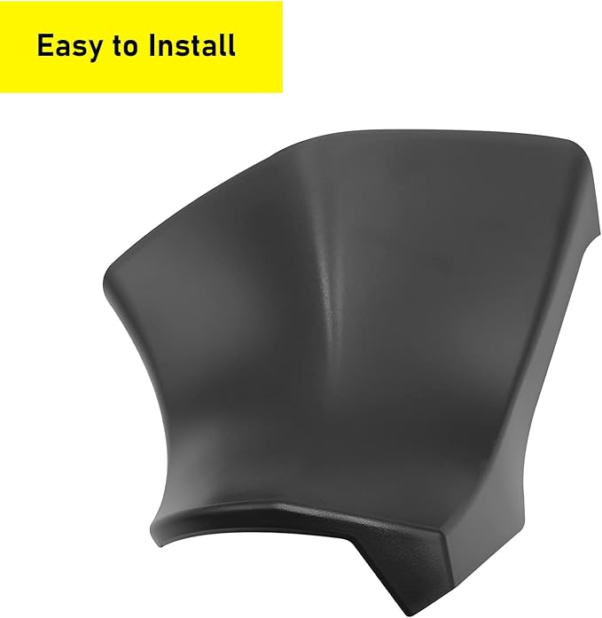 Jaronx Compatible with Toyota Highlander Driver Side Mirror Triangle Base Cover 2020-2024, for Highlander Driver Side Rearview Mirror Bottom Base Covers (NOT FIT Grand Highlander) (Left)
