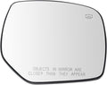 TRQ Heated Passenger Side Mirror Glass with Backing Plate Convex Compatible 2014-2018 Subaru Forester 2012-2014 Impreza 2013-