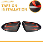 Rearview Mirror Caps Fitment for Toyota Camry 2018-2025 2PCS-Set (Gloss Black - Original, For Camry 2018-2025)
