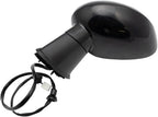 TRQ Driver and Passenger Side Mirror Assembly Set Power Heated Blind Spot Paint to Match Foldaway Compatible with 2015-2019 D
