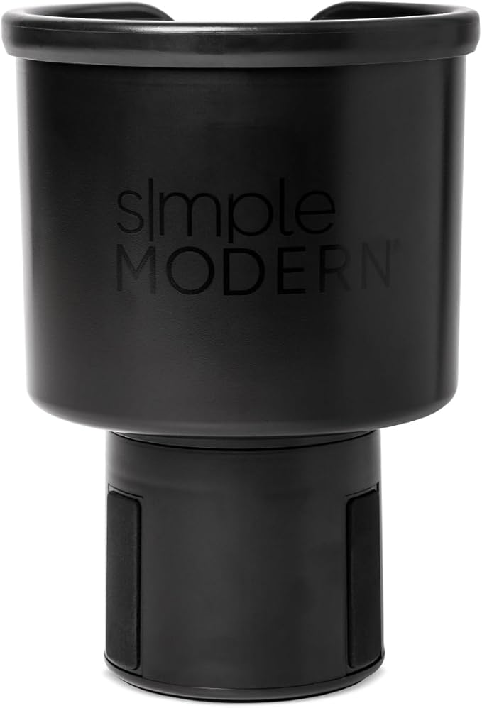 Simple Modern Cup Holder Adapter | Expandable Base, Adjustable Size, Fits Large Mugs, Bottles, Cups up to 3.6" | Cupholder fo