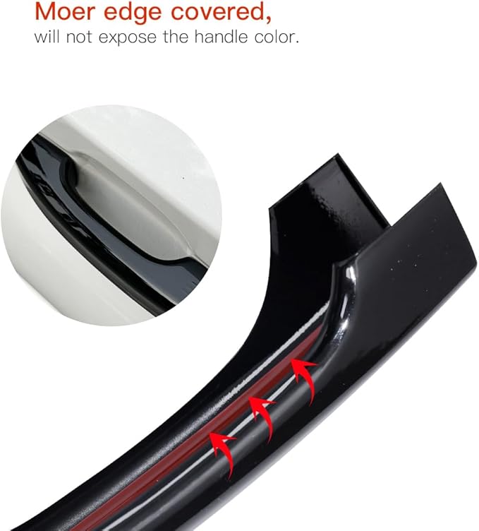YINGTUU for Honda Accord 10th Gen 2018 2019 2020 2021 2022 Accessories Stickers Door Handle Cover Decals Bright Black