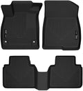 Husky Liners Weatherbeater Floor Mats | Fits 2018 - 2022 Honda Accord Sedan | Front & 2nd Row, 3-pc Black - 95741