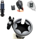 LycoGear Adjustable Car Drink Cup Holder Organizer Expander Mount w/Universal Ham CB Radio Microphone Mic Hanger Holder for T