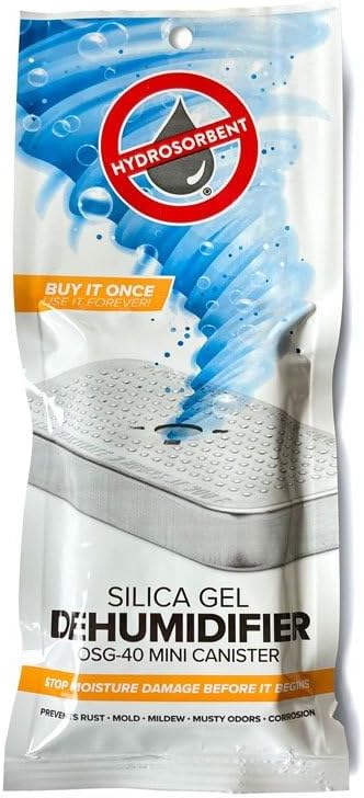 HYDROSORBENT OSG-40 Silica Gel Dehumidifier Desiccant 40 Gram Orange