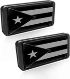 2PCS Puerto Rico Flag Car Seatbelt Adjuster car Universal Car Seat Belt Pads Cover for More Comfortable Driving, Seat Belt Shoulder Strap