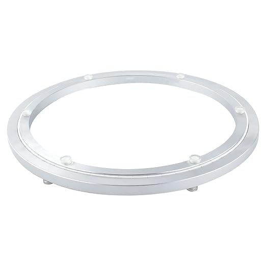 TamBee 14 Inch Mute Lazy Susan Bearing Heavy Duty Aluminum Lazy Susan Hardware Kit Rotating Ring Mechanism for Dining Tables,