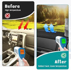 FIILINES Dash Cover for 2010-2018 Dodge Ram 1500 2500 3500(Without Hud), Dashboard Mat Accessories Dash Cover Sunshade Nonsli