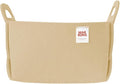 Collapsible Felt BEIGE Storage Bin Small 7.1"x5.1"x5.1" – Foldable Basket with Handles for Closet, Toy Storage, Laundry Room 