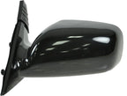 TRQ 2 Piece Driver and Passenger Side Mirror Assembly Set Electric Adjustment Heated No Memory Black Compatible with 2002-200