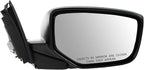 TRQ 2 Piece Driver and Passenger Side Mirror Assembly Set Electric Adjustment Non-Heated No Memory Black Compatible with 2008