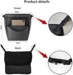 Tumecos Car Handbag Holder Between Seats Car organizer for Center Armrest Box Car Storage Bag Pocket Handbag Purse Holder for Storage Large capacity multifunctional wear resistant(Gray)