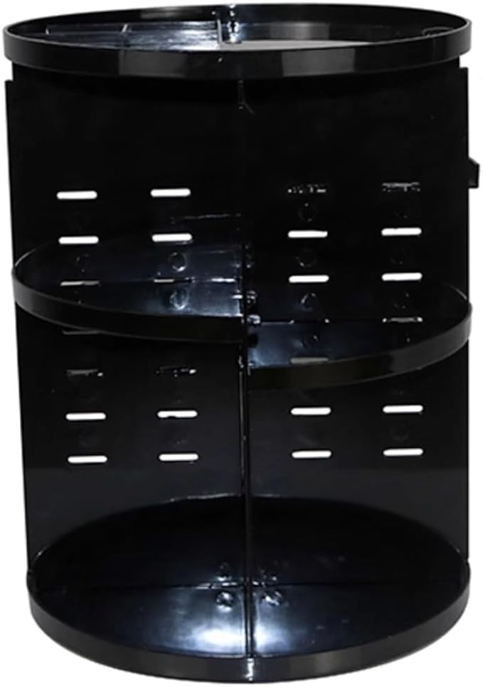 Makeup Organizer Vanity Organizer 360 Rotating Makeup Organizer, Adjustable Cosmetic Storage Organizer Shelf, Large Capacity 