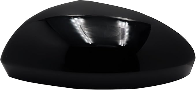 Left Driver Side Replacement Mirror Cover Compatible with Nissan Altima 2019 2020 2021 2022 2023 2024 2025 Side Rearview Mirror Cap Cover Without Turn Signal Light (Glossy Black)