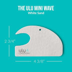ulu Lagoon Hanging Car Air Freshener | Tropical Beach Coconut Surf Wax Scent Mini Wave | Long Lasting Car Freshener, Closet a
