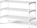 Kitsure Shoe Rack - Non-Woven Shoe Rack Shelf, Shoe Organizer for Closet, Entryway, Garage & Corridor, Stackable Shoe Shelves