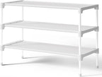 Kitsure Shoe Rack - Non-Woven Shoe Rack Shelf, Shoe Organizer for Closet, Entryway, Garage & Corridor, Stackable Shoe Shelves